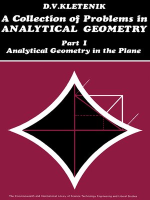 cover image of A Collection of Problems in Analytical Geometry